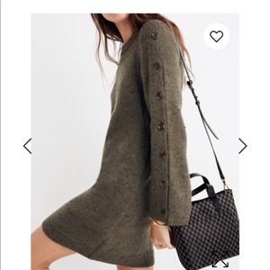 MADEWELL DONEGAL SWEATER DRESS